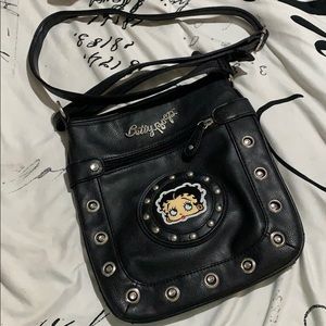betty boop & guess cross body purse